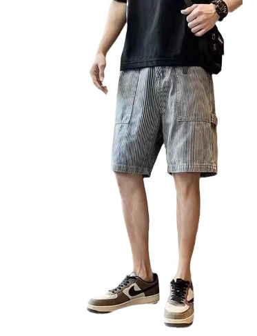 Men's Loose Hip Hop Straight Five-Point Shorts