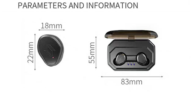 Waterproof Mini Wireless Bluetooth Earbuds TWS S8 Plus