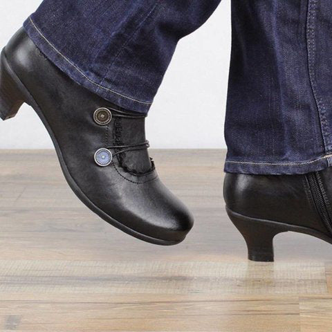 2020 New Plus Size High Heel Women's Ankle Boots