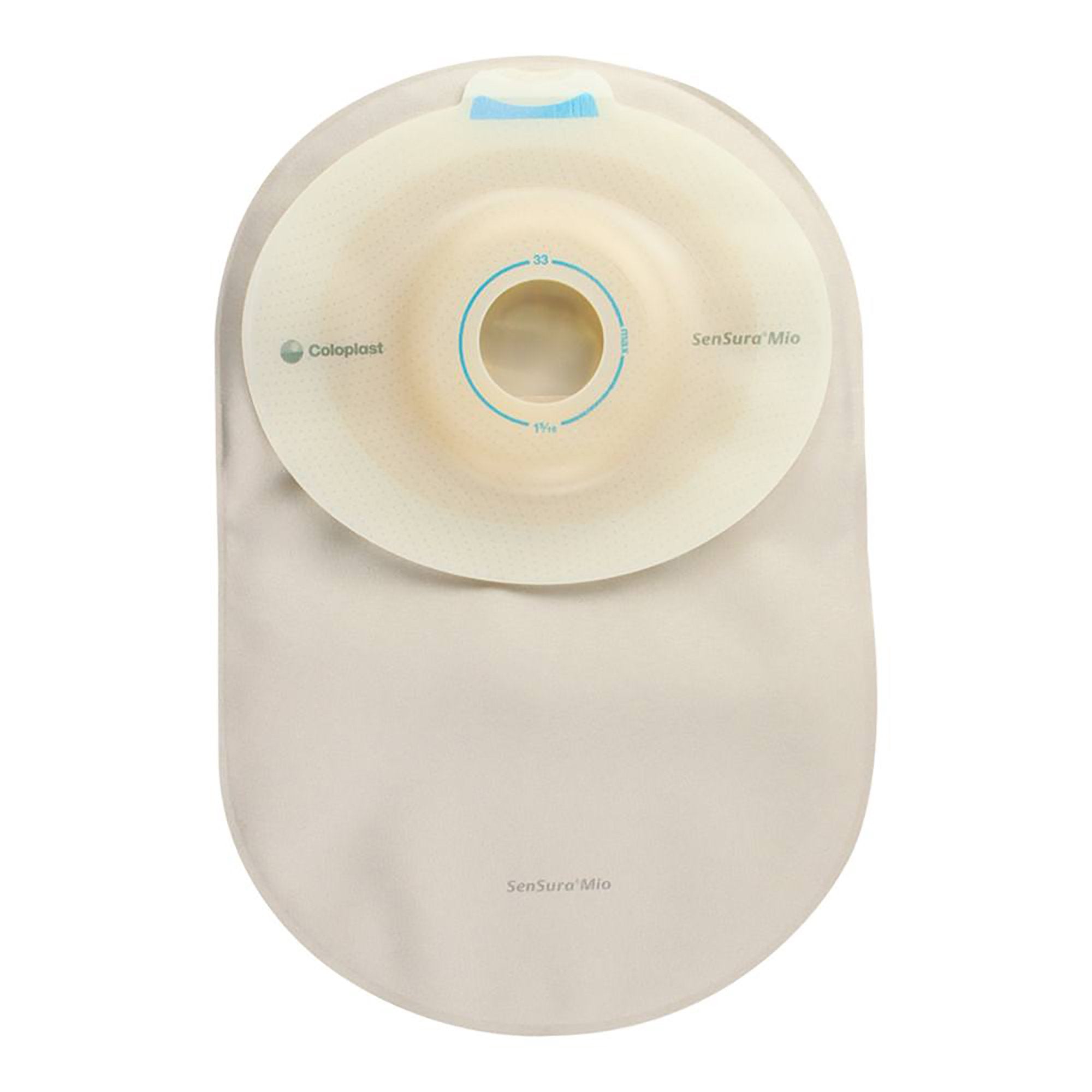 SenSura® Mio Convex Soft 1-Piece Closed End Opaque Ostomy Pouch, 31mm Stoma 16312
