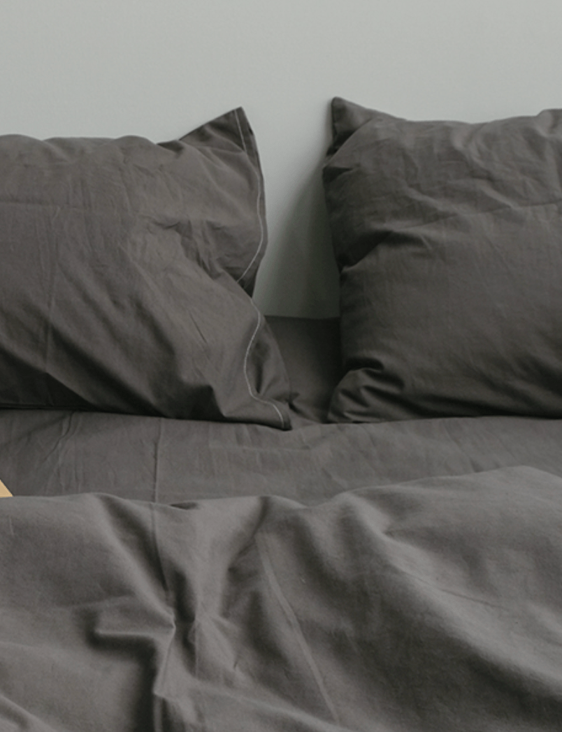 Earth Tone Bedding Set / Dark Blue