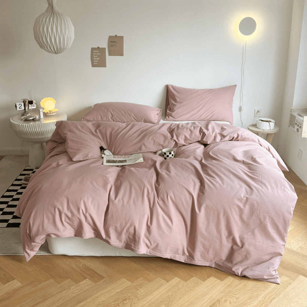 Earth Tone Bedding Set / Moss Green