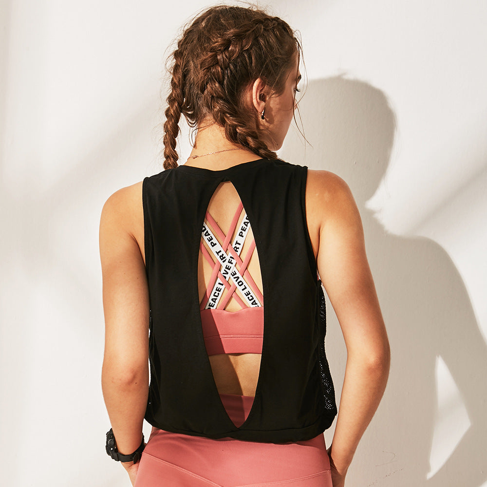 New Women's Yoga Short Sleeve T-Shirt - Breathable Tank
