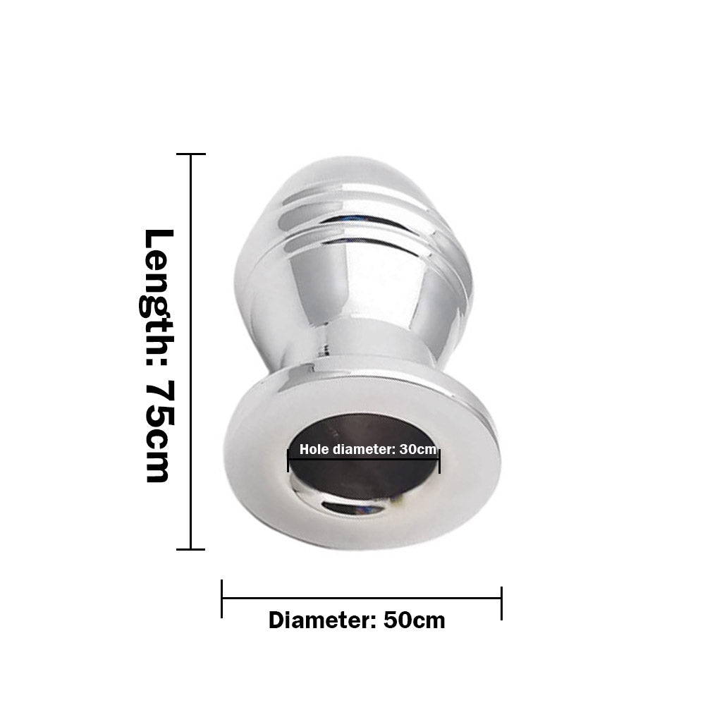 Metal Hollow Anal Plug for Adult Pleasure Use