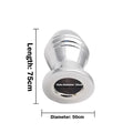 Metal Hollow Anal Plug for Adult Pleasure Use