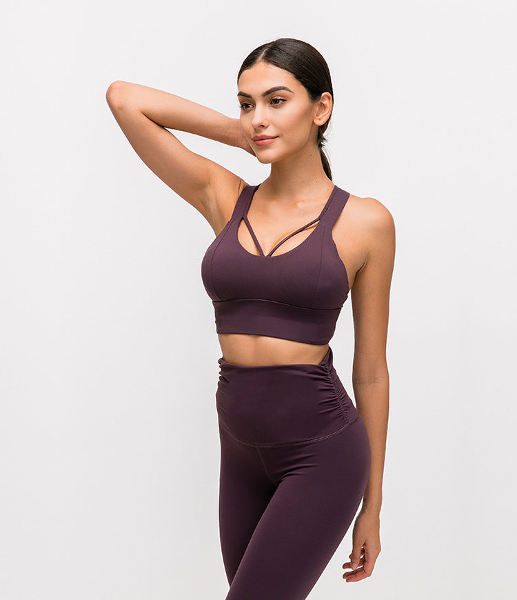 New Women's Sports Bra for Yoga and Fitness Training