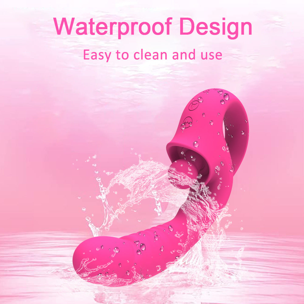 "New 10-Speed Dual Motor Vibrating Licking Toy for Women"