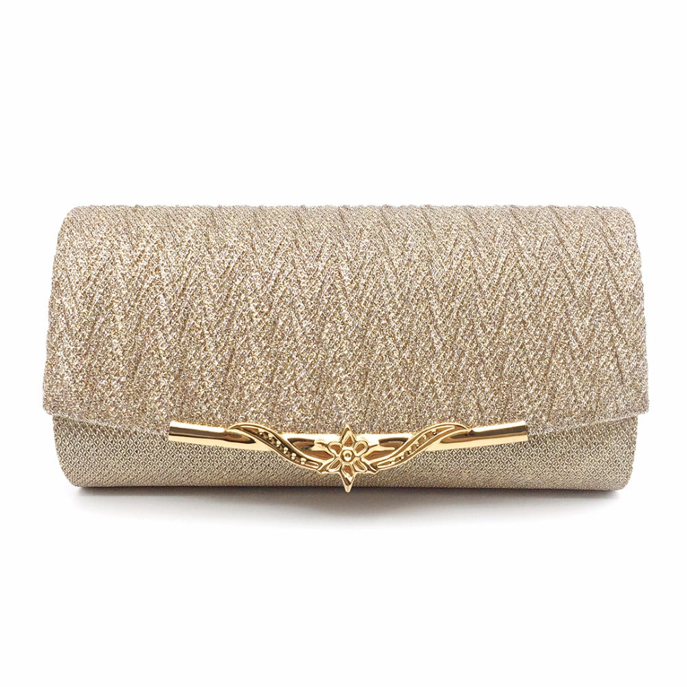 Fashion Women's Glitter Evening Clutch Shoulder Bag