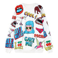 Loose Fit Long Sleeve Round Neck Sweatshirt (New Style)