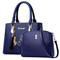 Fashionable Women's PU Handbag and Crossbody Purse Set