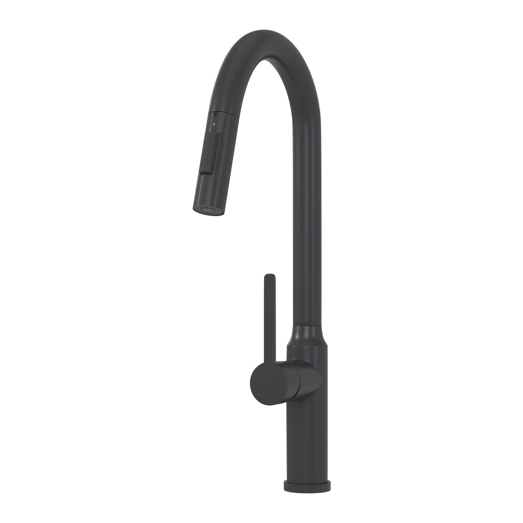 Bothwa Home 18.83' CUPC Certified Pull-down Kitchen Faucet (Matt Black Finish)