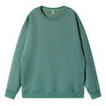 Loose Round Neck Sweater with Dropped Shoulders