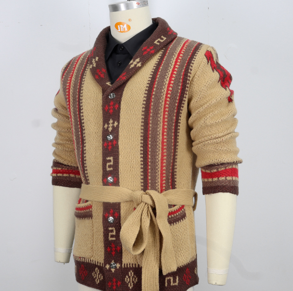 Mid-Length Thick Sweater Coat for Autumn and Winter
