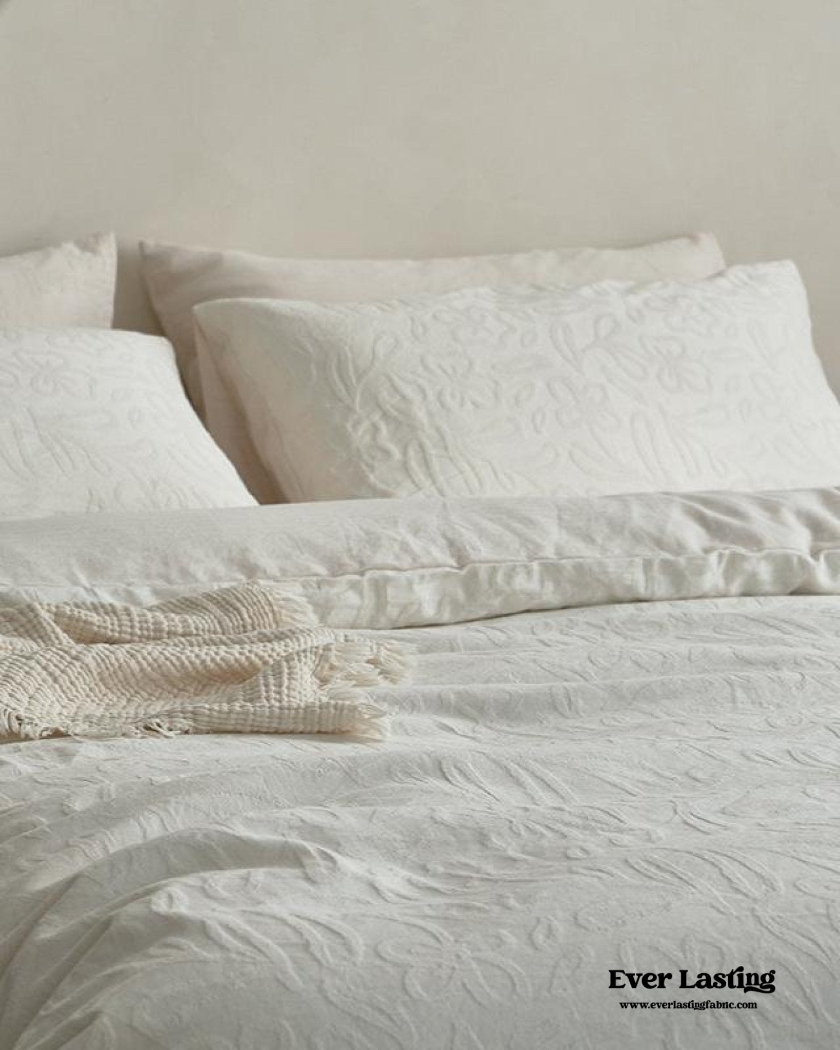 Elin Tencel Silky Jacquard Bedding Set / Garden