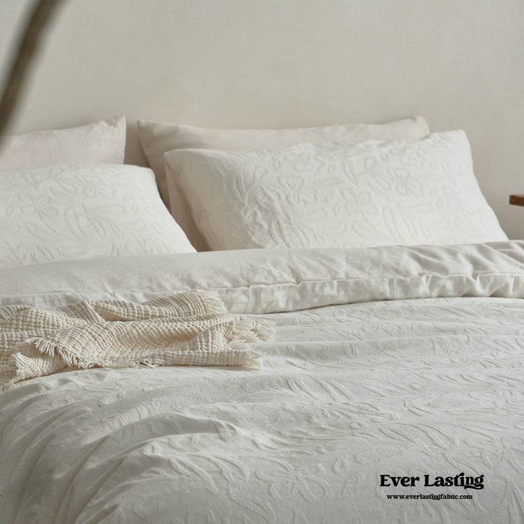 Elin Tencel Silky Jacquard Bedding Set / Garden