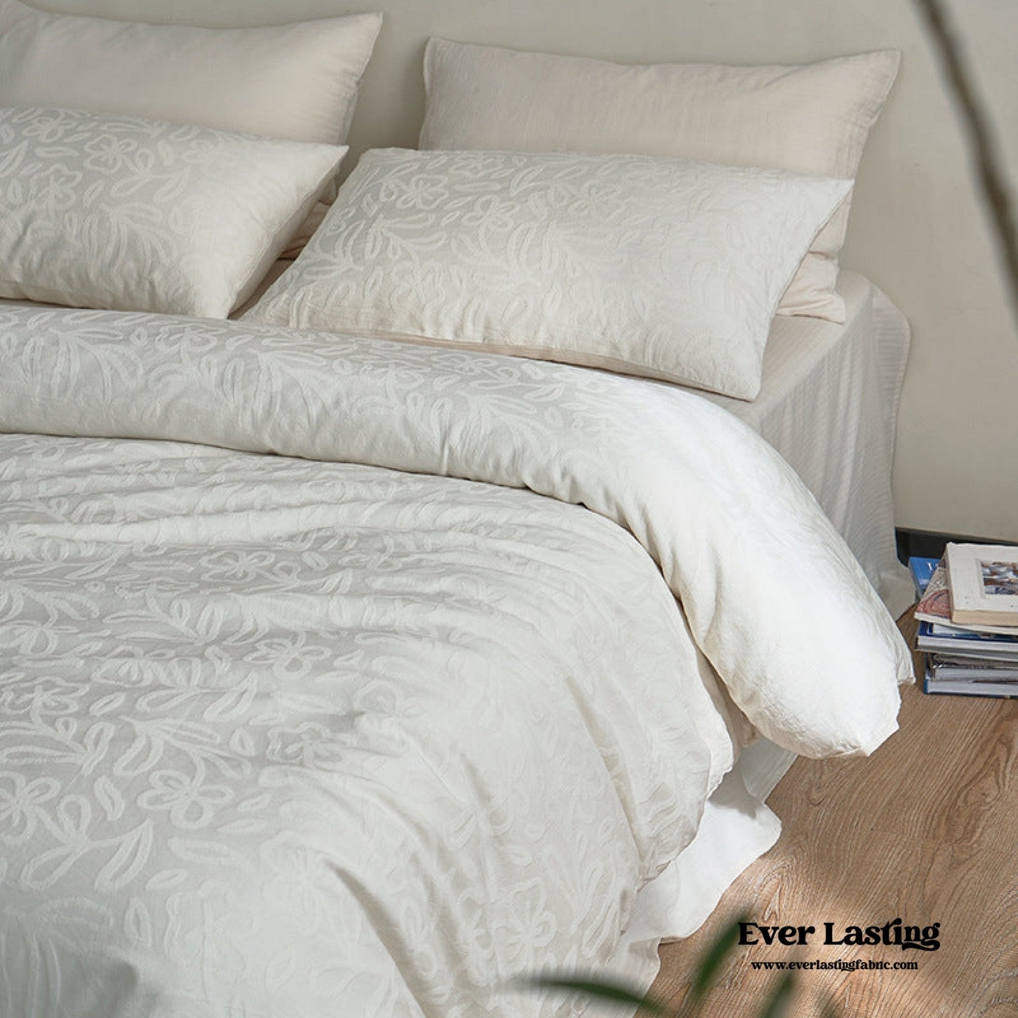 Elin Tencel Silky Jacquard Bedding Set / Garden