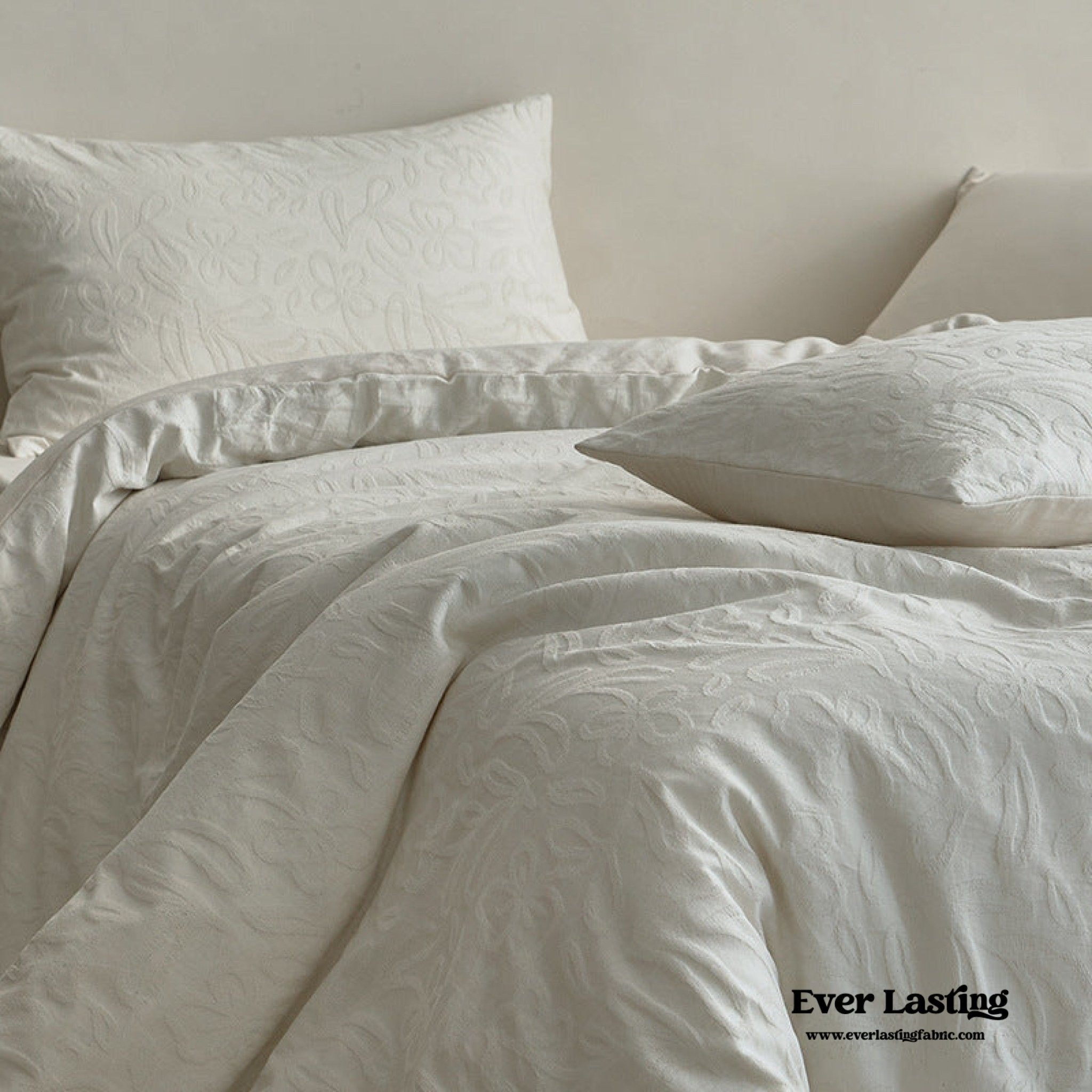 Elin Tencel Silky Jacquard Bedding Set / Garden