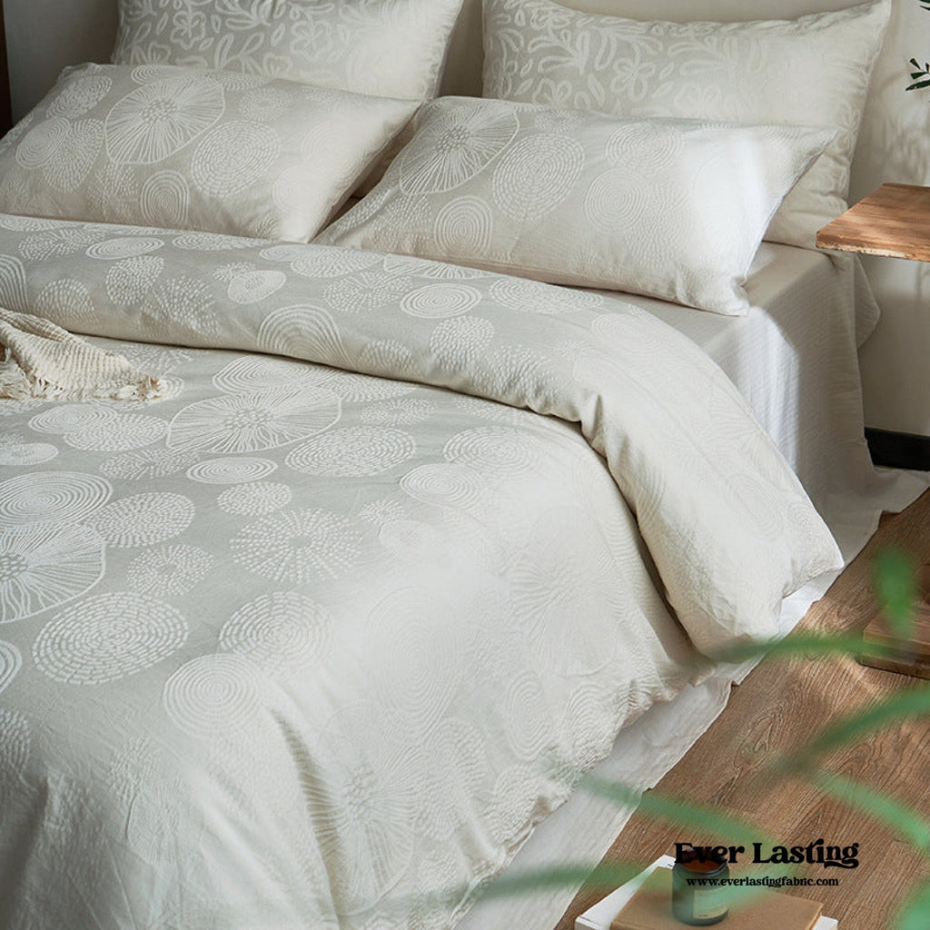 Elin Tencel Silky Jacquard Bedding Set / Sunrise