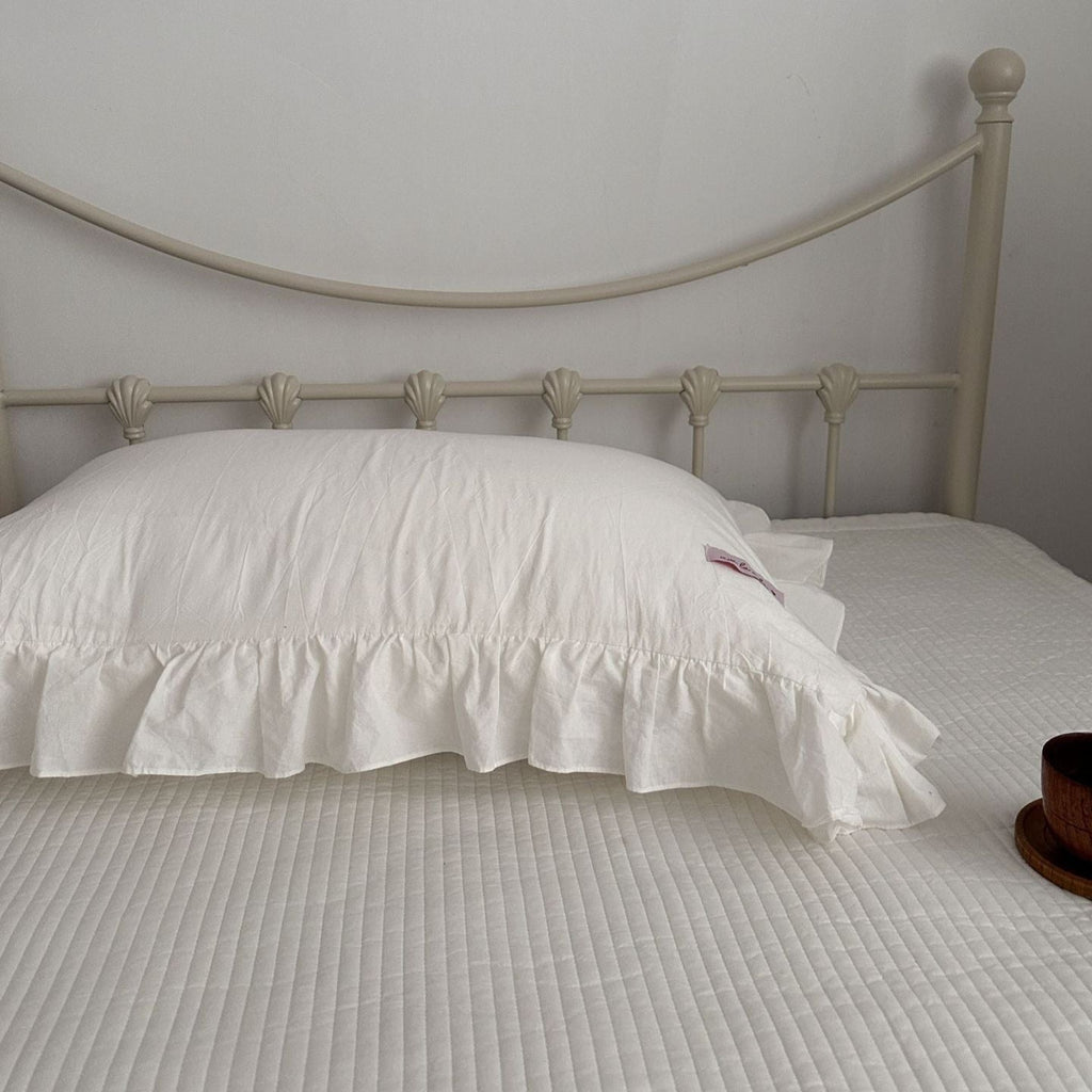 Ella Pure Cotton Pillowcases / White