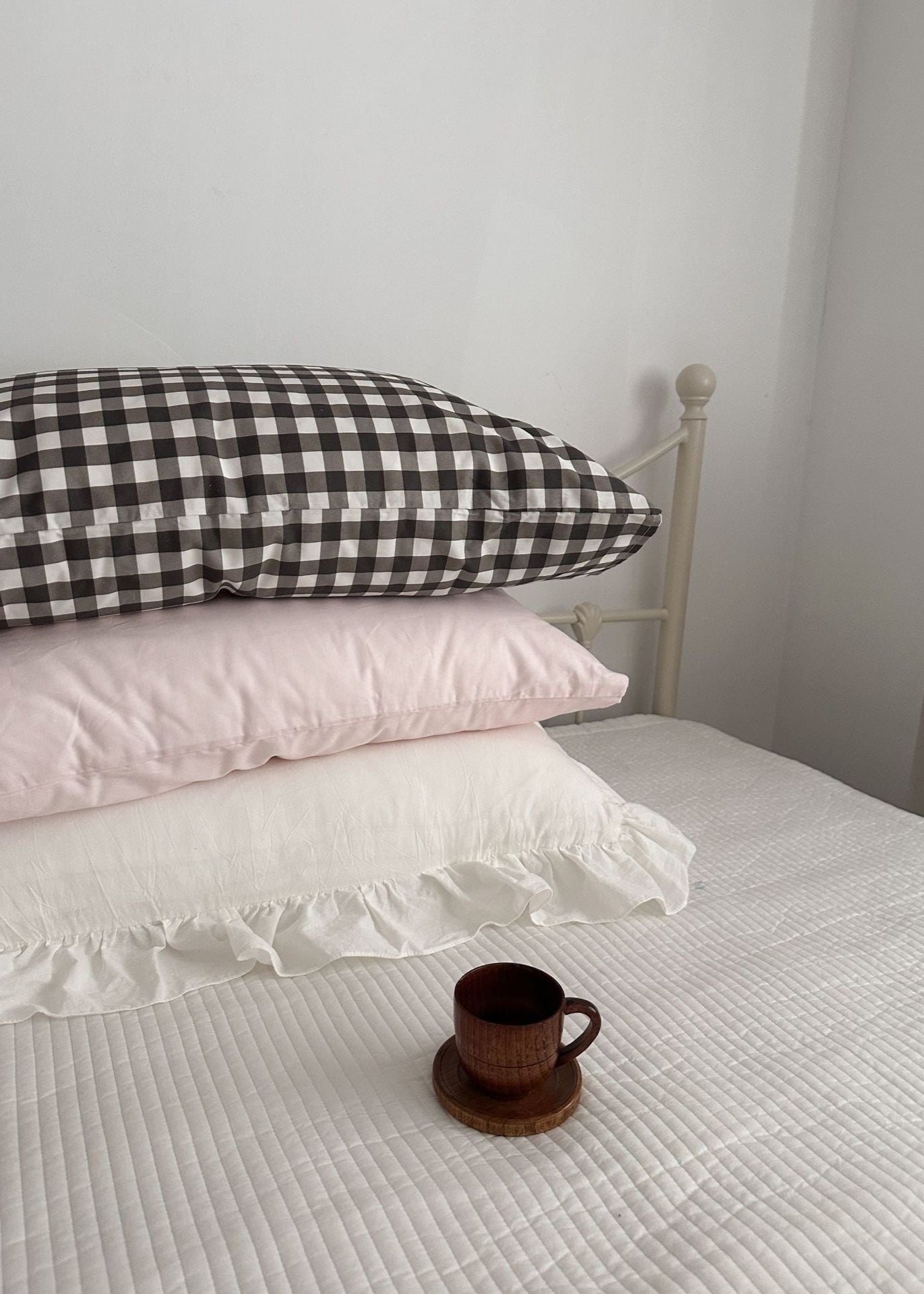 Ella Pure Cotton Pillowcases / White