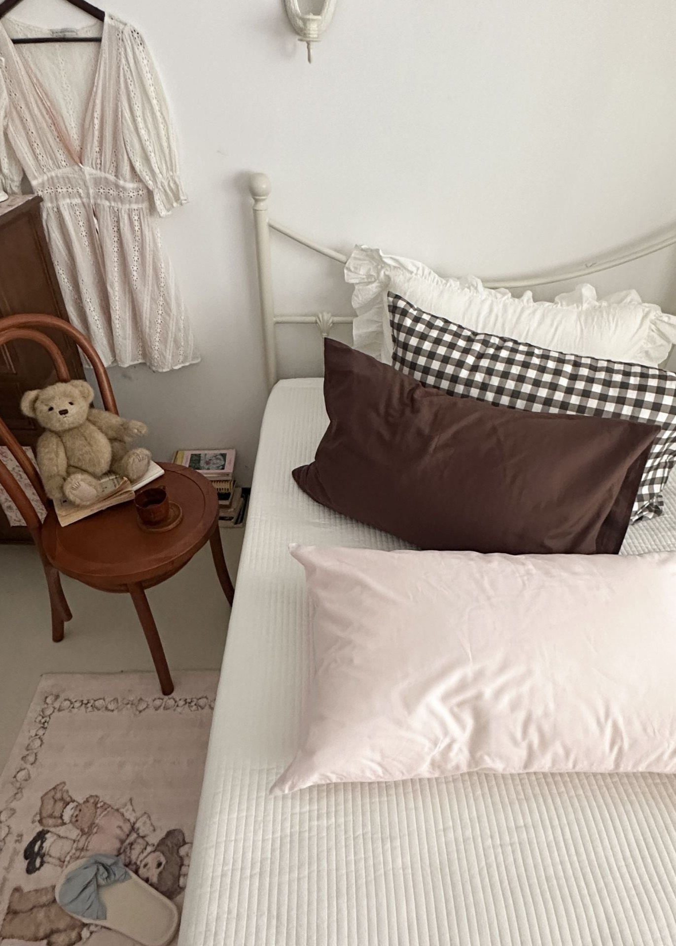 Ella Pure Cotton Pillowcases / White