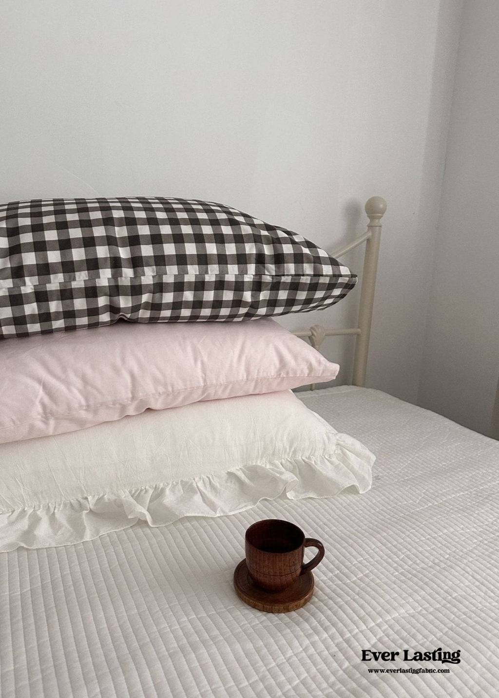 Ella Pure Cotton Pillowcases / Gingham