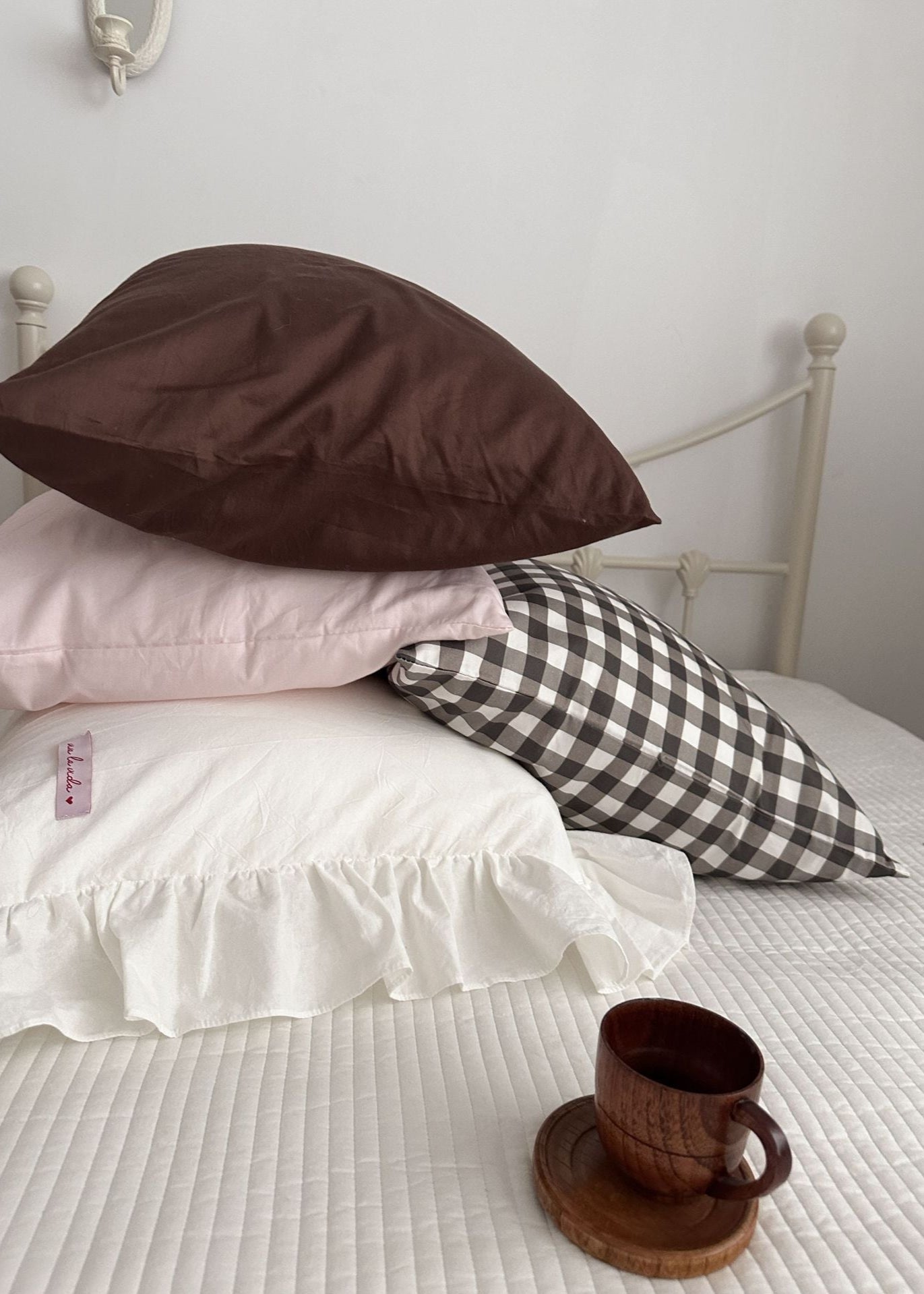 Ella Pure Cotton Pillowcases / White