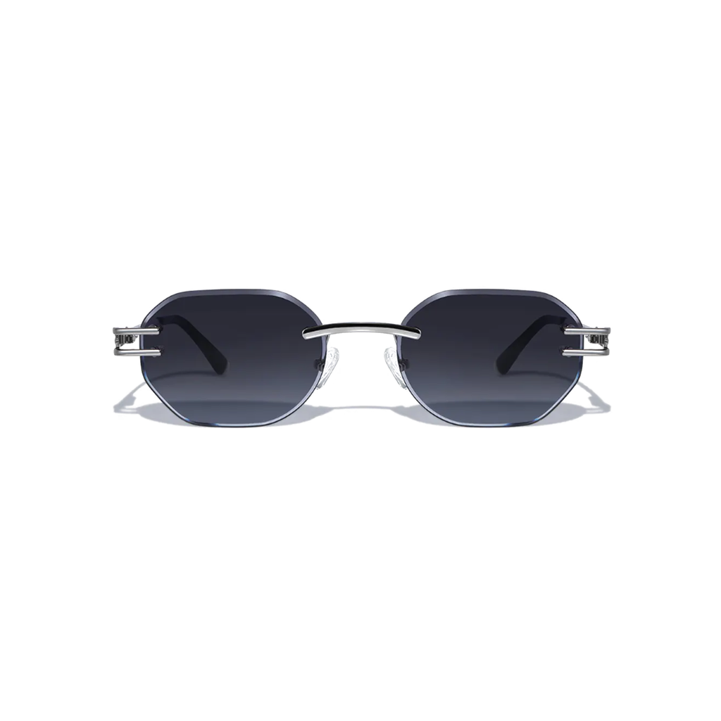 Emil 54mm Rimless Sunglasses | Black