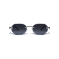 Emil 54mm Rimless Sunglasses | Black