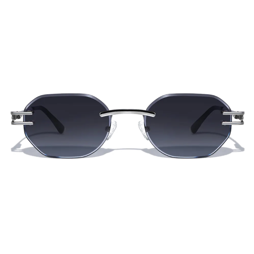 Emil 54mm Rimless Sunglasses | Black