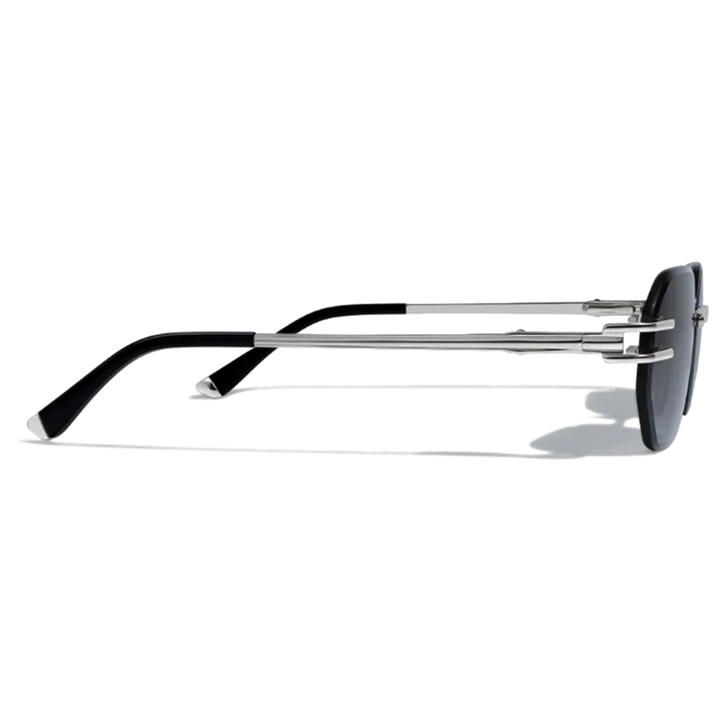 Emil 54mm Rimless Sunglasses | Black