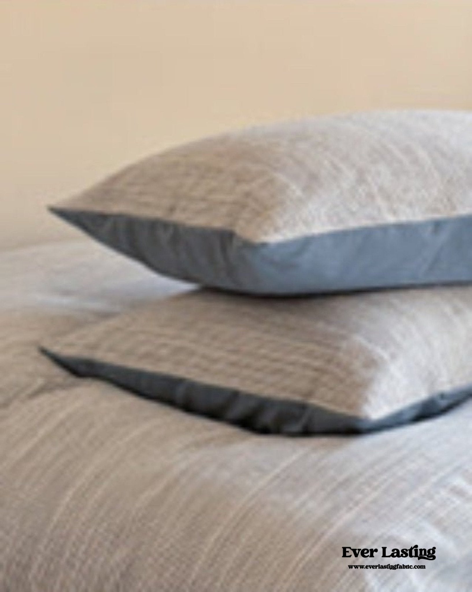 Emma Duo Striped Jacquard Bedding Set / Brown