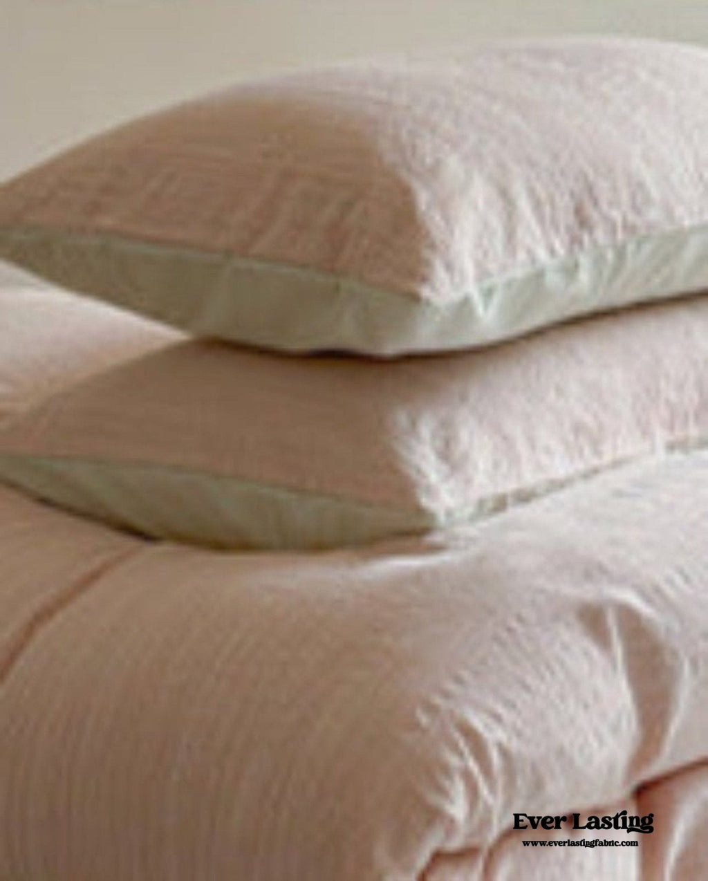 Emma Duo Striped Jacquard Bedding Set / Brown