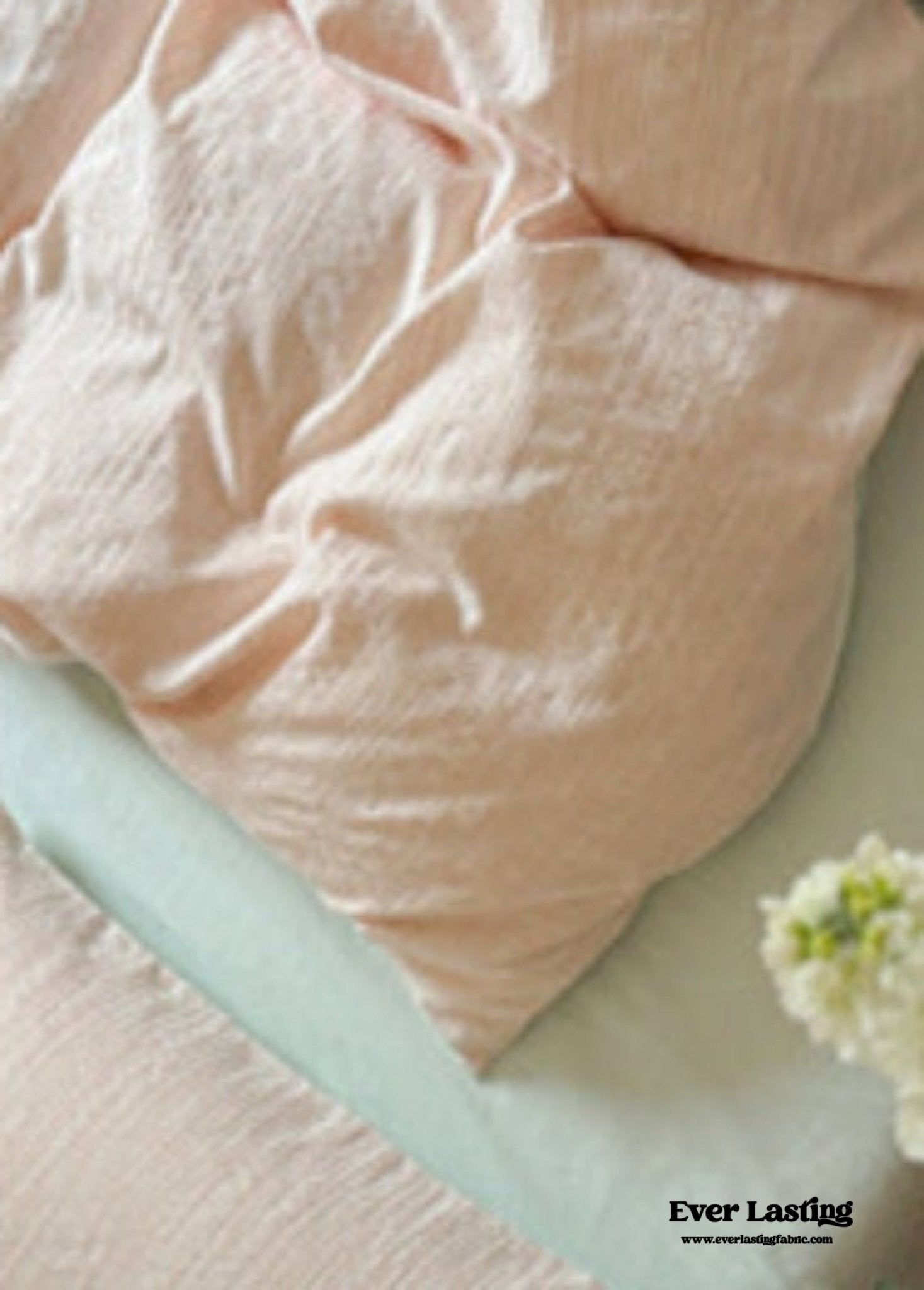 Emma Duo Striped Jacquard Bedding Set / Light Purple