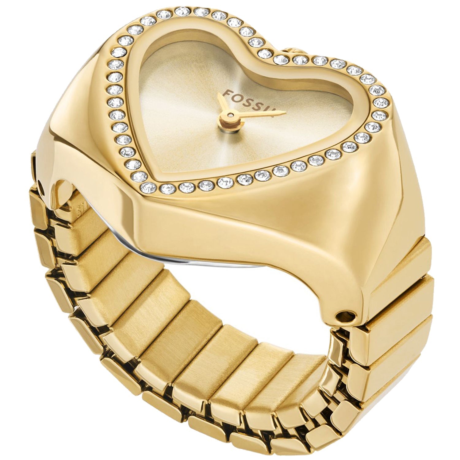 Fossil Women's Heart Watch Ring