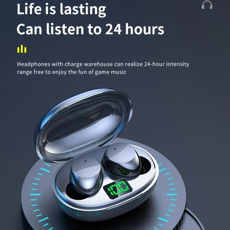 Wireless Noise-Canceling In-Ear Headphones with Case