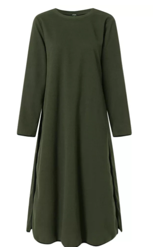 Oversized Knit Lace Casual Hoody Dress