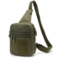 WCALULEG Concealed Carry Crossbody Gun Bag for Men Ccw Sling Bag Tactical Shoulder Chest Pack Range Bags for Handguns (Army green)