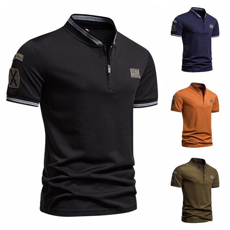 2023 Summer Men's T-Shirt with American Air Force Label