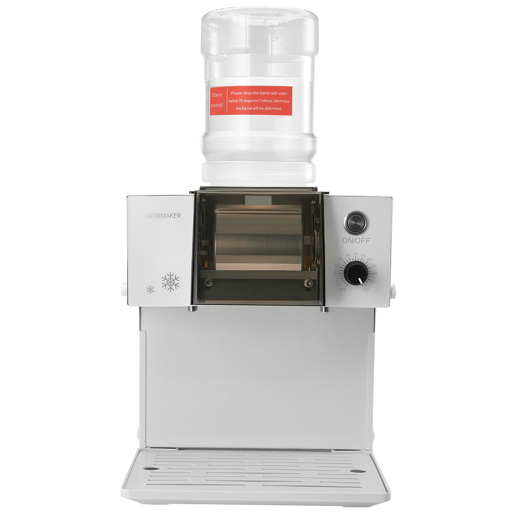 Snowflake Ice Machine, 132LBS/24H Snowflake Ice Maker, Ice-Shaver Machine with Stainless Steel Blade, Electric Snow Cone Maker with 0.48Gal Tank, 90S Fast Pre-Cooling, for Home & Small Gathering