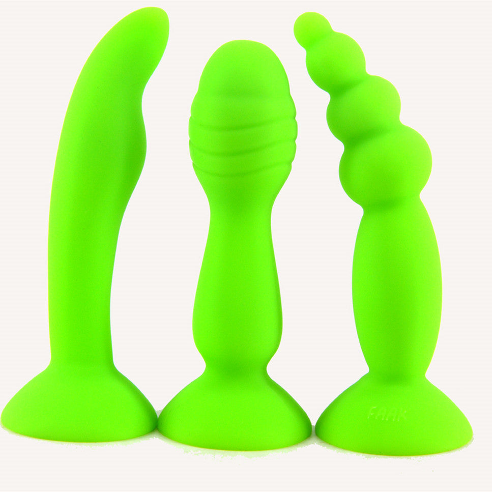 Colorful Realistic Anal Plug for Adult Pleasure