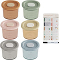 Moonkie Silicone Baby Food Containers | 4 oz Baby Food Storage Jars with Airtight Lids | Reusable Baby Food Jars FreezerMicrowave and Dishwasher Safe Perfect for Infant & Toddler