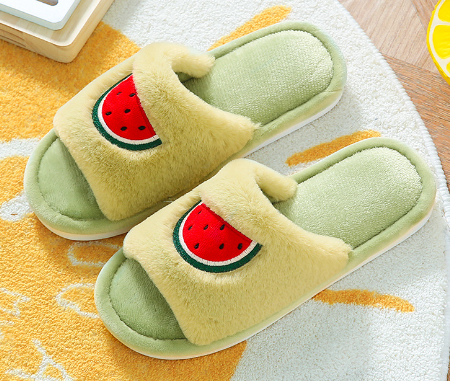 Cute Non-slip Plush Slippers for Warm Home Comfort