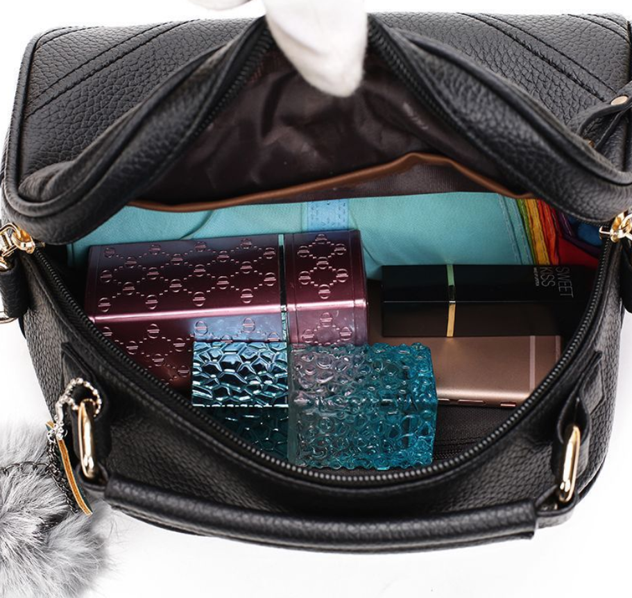 Puffy Ball Handbag, Shoulder Bag, Crossbody Bag