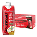 MuscleMeds Carnivor RTD Ready to Drink Protein Lactose Free Sugar Free 40g Isolate Protein Muscle Building Recovery Vanilla Cupcake 16.9 Fl Oz Liquid (Pack of 12)
