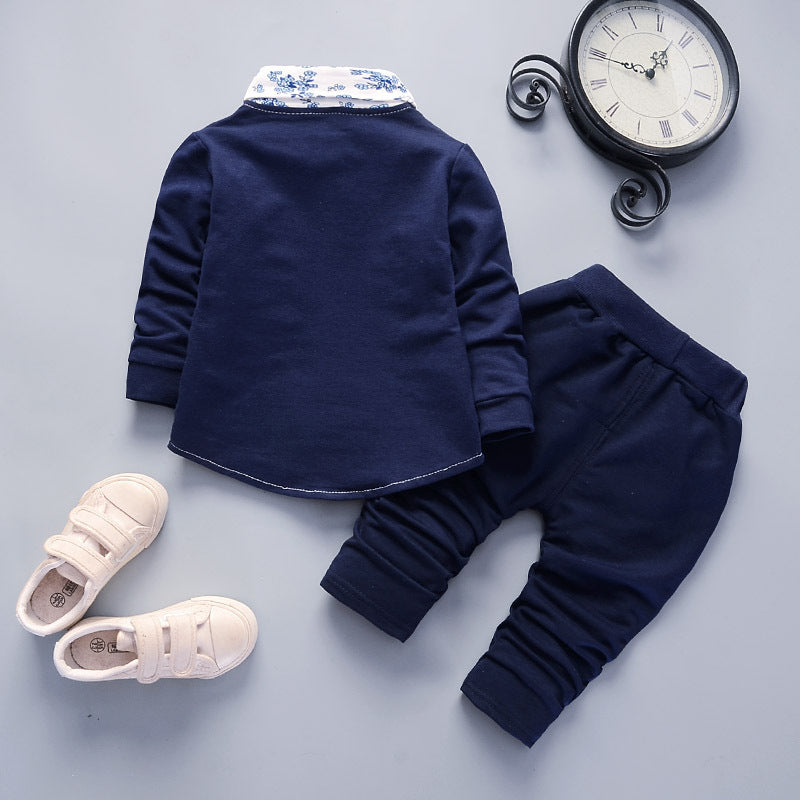 2020 Autumn New Korean Style Kids Long Sleeve Set