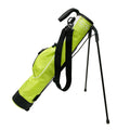 Orlimar Pitch N Putt Junior Golf Bag with Stand Lime Green 25” Tall Ultra-Lightweight Kids Golf Club Bag for 7 or Fewer Clubs with 2 Way Divider Top 1 Zippered Pocket Shoulder Strap Carry Handle