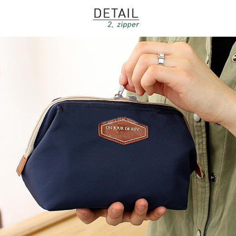 Cute Women's Travel Makeup Bag and Clutch Purse