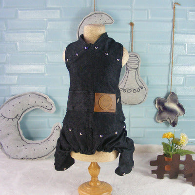 Casual Denim Overalls for Pets - New Fall/Winter Style