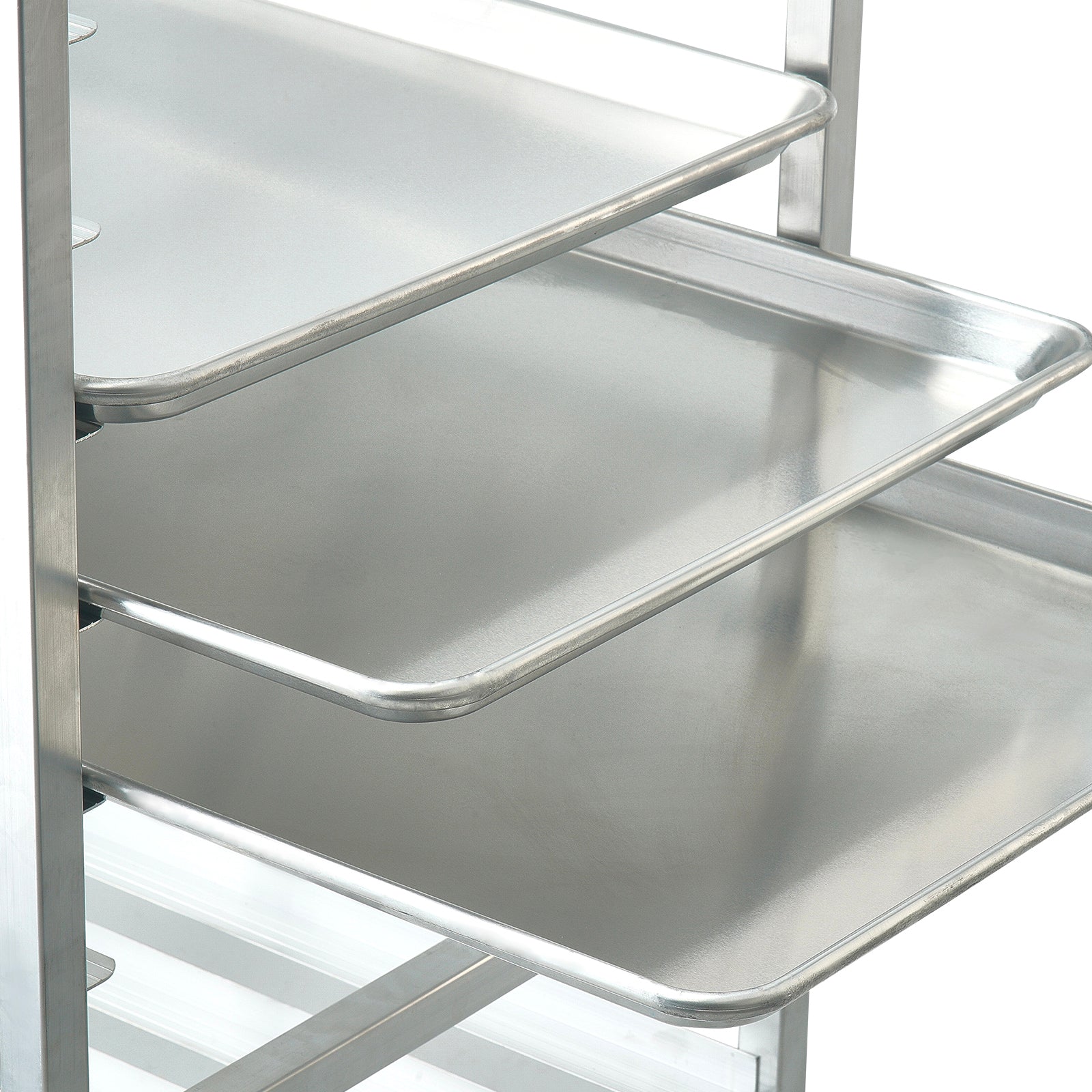 Bun Pan Rack, 20-Tier Commercial Bakery Racks with Brake Wheels, Aluminum Racking Trolley Storage for Half & Full Sheet, Speed Rack For Kitchen Home, Bread Baking Equipment, 26'L x 20.4'W x 70'H